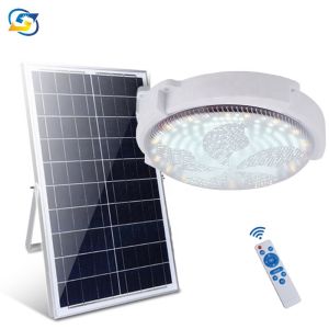 Ceiling Lamp Solar Ceiling Light High bright LED Flood Light 1600W Outdoor Spotlight Pendant Light Solar Bulb with Remote Control LED solar ceiling light bedroom corridor living room aisle balcony light home waterproof light