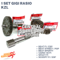 1 SET KOMPLIT GIGI RASIO BEAT FI KZL / AS PULLY BEAT ESP / AS RODA BELAKANG BEAT STREET / GIGI RASIO GARDAN BEAT SPORTY / POP / VARIO 110 / SPACY / SCOOPY FI / ESP / GEAR TRANSMISI RASIO KECIL  / GIGI NANAS / GIR PENGGERAK /  GIR RASIO ASSY / GEAR RODA. 