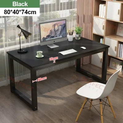 Computer Desk Desktop Table Home Study Desk Writing Table Rectangular Desk for Office Bedroom