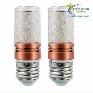 Bóng led bắp 3 chế độ ánh sáng E27/E14 - MÀU SẮC THAY ĐỔI SAU MỖI LẦN BẬT TẮT