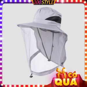 Nón Camping Chống Nắng Có Lưới Chống Côn Trùng - 100style