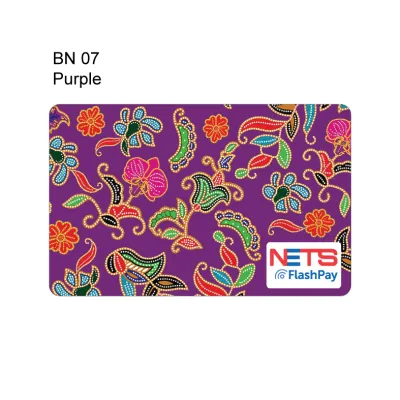 NETS FlashPay Card Singapore Heritage Batik Design | Ready Stock | Collectible Transport Card
