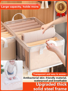 Storage Frame Push and Pull Smoothly Stable Storage Rack Easy Access to Items in a Second