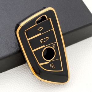 Bao Da Vỏ Bảo Vệ Ốp Chìa Khóa Bọc Chìa Khóa Cao Cấp Dùng Cho Xe Ô Tô BMW Series 3 5 7 X GT Mẫu Mới