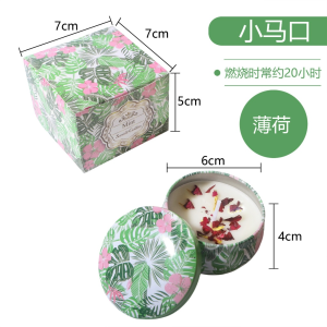 Scented Candle / Dry Flower Handmade Natural Soy Aromatherapy Wax Fragrance