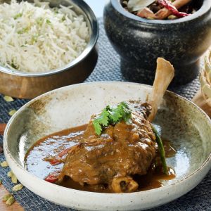 Kashmiri Lamb Shank with Basmati Pilaf Rice | WellSpent Gourmet2Go by At-Sunrice | Upcycled Food (Redeem in-store)
