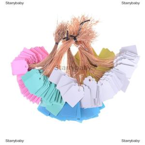 Star 100Pcs เครื่องประดับเสื้อผ้าสินค้าสวนยี่ห้อป้ายราคาแท็ก 3.5x2.5 ซม.