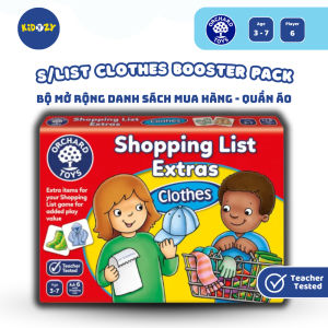 Trò chơi trí tuệ Shopping List Bộ Quần Áo - Orchard Toys phát triển trí tưởng tượng ghi nhớ của trẻ