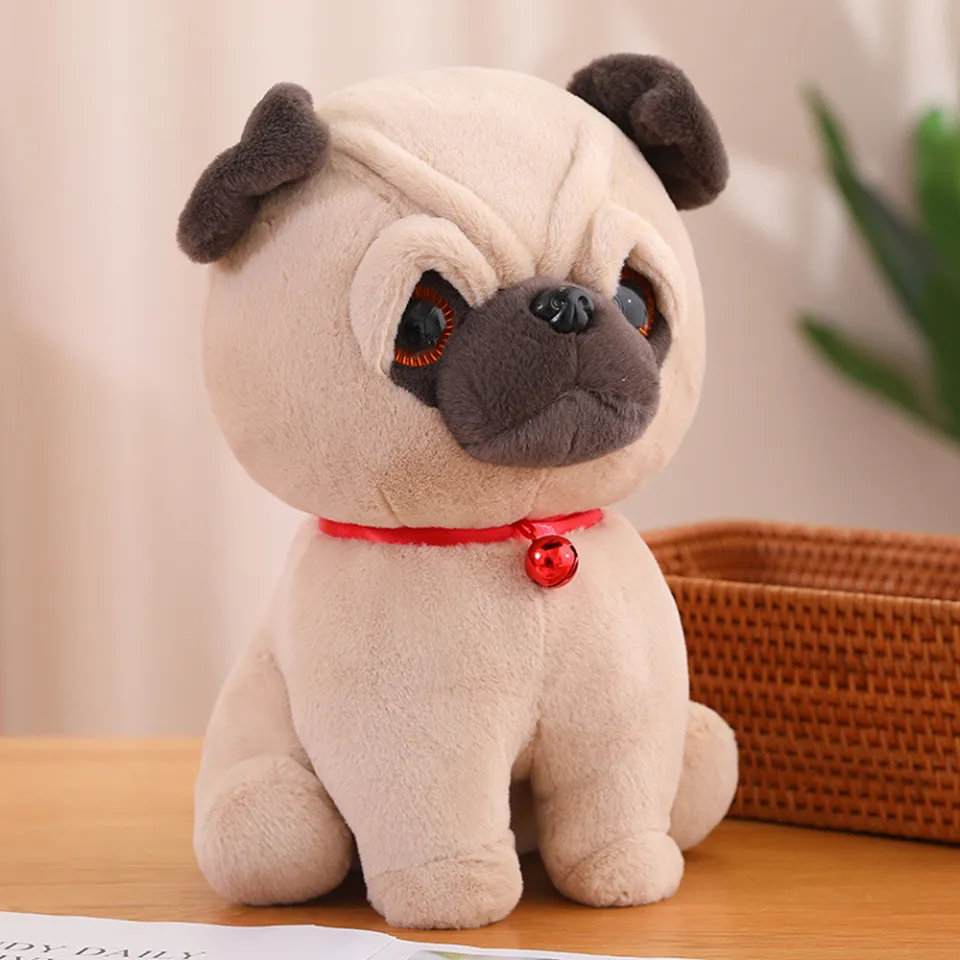 Cute Pug Dog Doll Sleeping Pillow Stuffed Plush Toy Girl Birthday Gift Lazada Singapore