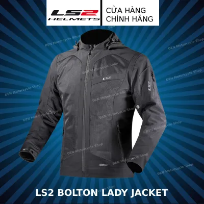 Áo Bảo Hộ Nữ LS2 BOLTON LADY - Có Giáp An Toàn Lái Xe Chống Lạnh Chống Thấm