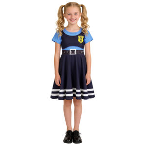 Fox Nick cos Childrens Costume Judy Rabbit Officer Outfit Zootopia themed costume
