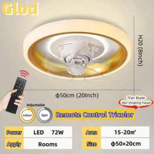 42 Inch Crystal Light Luxury Chandelier Fan With Lamp Frequency Conversion Fan Lamp Living Room Remote Control Lamp