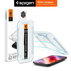 Spigen AluminaCore Tempered Glass Screen Protector [Glas.tR EZ Fit] designed for iPhone 17 Air [2 Pack]