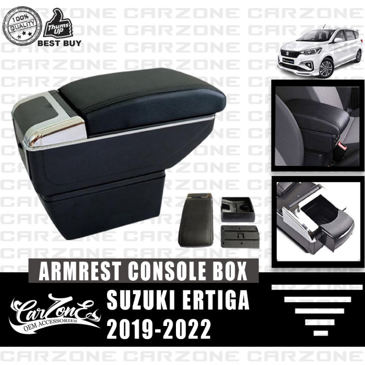 Suzuki Ertiga 20192022 Armrest Center Console Box with USB Port (Black
