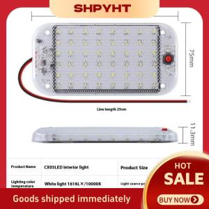 SHPYHT✨ 1Pcs Car Ceiling Indoor Interior Lamp For Motorhomes Led Bars 12v-85v Led Car Universal Roof Bars Car Reading Light Trunk Light