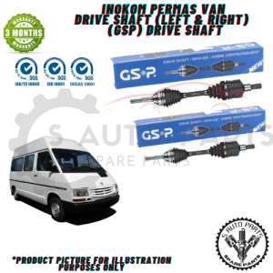 INOKOM PERMAS VAN DRIVE SHAFT (LEFT & RIGHT) -BRAND 100% GSP