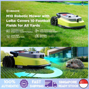 SG [In Stock] UBHOME M10 Robotic Lawn Mower - 138000㎡ LoRa Range 1-2cm Precision Auto-Recharge