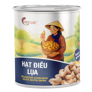Vietnuts - Hạt điều lụa rang muối 200g - hoàn toàn tự nhiên thơm ngon giòn rụm - Quà Tết 2026
