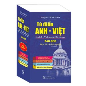Sách - Từ Điển Anh-Việt 340000 Mục Từ Và Định Nghĩa ( bìa cứng)