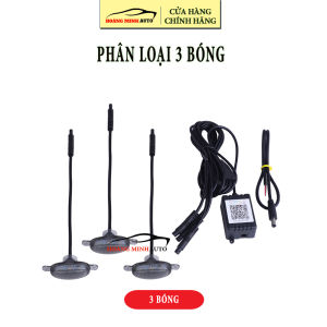 Bộ đèn LED trang trí lưới tản nhiệt xe ô tô đủ màu sắc điều khiển bằng app