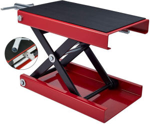 500KG Jack Hoist Stand Repair for Motorcycle ATV Scissor Lift Motorcycle Stand Hoist Stand Repair for Motorcycle Table Hoist Stand Car Lift Heavy Machine Motorcycle Workbench Lifting Tool