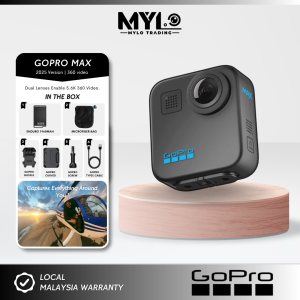 (READY STOCK) - GoPro MAX 360 Action Camera | Waterproof + Stabilization | 5.6K 360 Video - [2025 VERSION]