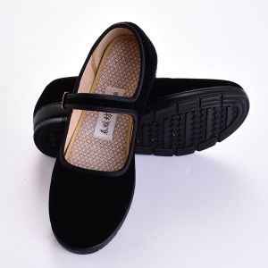 Authentic Chunnuanfang Shoes Hotel Black Work Shoes For Women WomenS Cloth Shoes Flat Comfortable Non-Slip