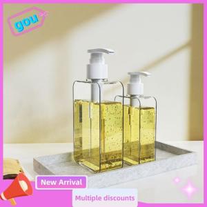 gou Trong suốt vuông xà phòng dispenser Countertop Lotion chai với bơm phòng tắm Lotion lỏng xà phòng Dispenser bơm lại EMP