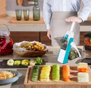 Multifunction Mandoline Slicer Vegetable Food Chopper Grinder Onion Slicer Graters and Cutter Pemotong Sayur Parut Sayur