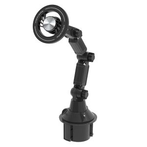 GENENIC 2-in-1 Car Cup Phone Holder 360 Degree Rotation Multi-Joint Arm Phone Mount Navigation Stand Universal Fit Space-Saving Car Drink Holder Auto Interior Accessories