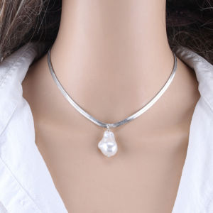 [HCM]Vòng Cổ Nữ Titan  Đính Ngọc Trai Đeo Ôm Cổ Cá Tính Thời Trang Âu Mỹ VCRAN2