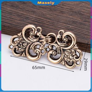 Masely Trendy Cardigan Clip Fashion Retro Sweater Blouse Pin Muslim Hijab Clip 1set