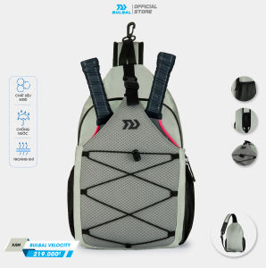 Balo Đeo Chéo Pickleball Bulbal Velocity Chất Liệu 600D Chống Thấm Nước Chậm Đa ngăn tiện ích ngăn đựng vợt riêng