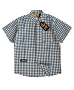 Qaikids Kemeja Anak Motif Kotak untuk usia 1-12 Tahun bahan cotton Dealova