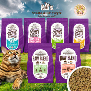 Stella & Chewys Raw Coated Kibbles & Raw Blend Cat Dry Food