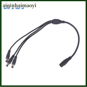 aiqinhaimaoyi 1Pc CCTV Security Camera 1 DC Female To 2 3 4 5 6 8 Male Plug Power Cord Adapter Connector Supply Splitter Cable For LED Strip