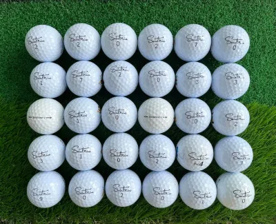 USED WHITE GOLF BALLS 30PCS GOOD CONDITION