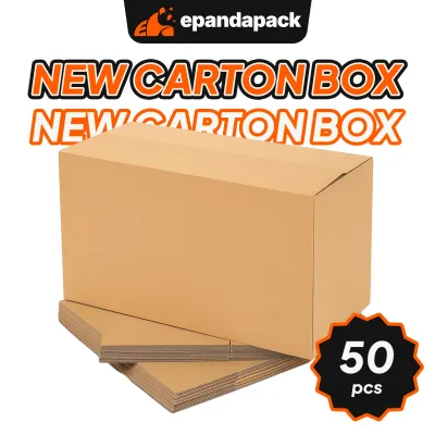 50pcs Big Size Corrugated Carton Box Moving House Kotak Besar Pindah Rumah Pembungkusan Packaging