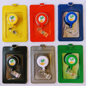 Gantungan Yoyo Id Card Putar Stainless KEMENSOS : Kementerian Sosial + Tempat/Holder Id Card