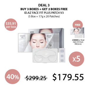 (ID.AZ) Face Fit Plus Patch V3 (1 Box = 17g x 4 Patches) - COCOMO