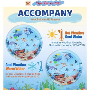 Đệm nướcthảm nước pat chống trànhình cá giải nhiệt cho bé loại 1m-Tiệm Nhà Sóc 2023