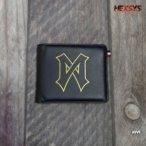 Bossque X Hexsys - Jovi Dompet Pria Original | Dompet Lipat Kartu Dompet Kulit PU Cowok Distro Pria & Wanita Keren Terbaru Varsity Sunmori