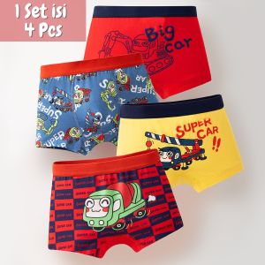 Celana Dalam Boxer Anak Laki Laki Cowok CD Sempak Kolor Katun ST0101