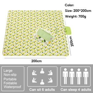 Picnic Mat 300*200cm Portable Waterproof Camping Outdoor Mat Tikar Berkelah Diaper Changing Mat