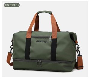 Travel bag handbag short-distance travel men and women large capacity canvas bag luggage bag short-distance lightweight sports fitness