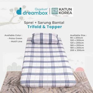 Quantum Dreambox Sprei Set Trifold dan Topper - Zoma Katun Korea