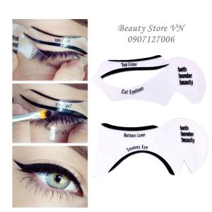 [LOẠI 1💋] Set 2 Khuôn Kẻ Mắt và Đánh Mắt Cao Cấp