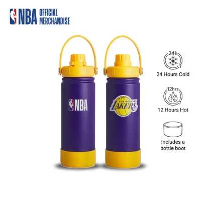 Official NBA Los Angeles Lakers 18oz Kids Insulated Tumbler Flask