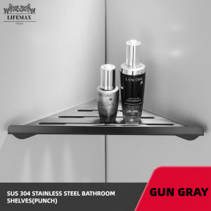 [SG Seller]SUS 304 Stainless Steel Shelf Gold Shelf Bedroom Shelf Bathroom Shelf Simple installation