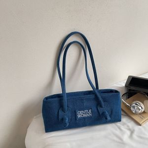 Gentlewoman simple and versatile underarm bag 2026 new contrast color shoulder bag